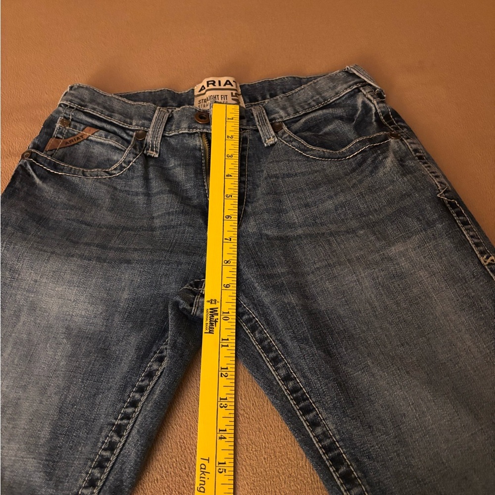Ariat M5 Men's Classic Blue Straight Fit Straight Leg Work Jeans size 29/30 - Picture 14 of 15